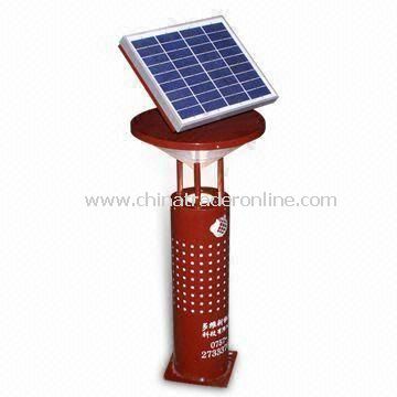 Solar Lawn Light with Metal Pole, 1.5 to 10Wp Polycrystalline Solar Panel, and 12V/8Ah Gel Battery