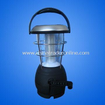 Solar Power Camping Lantern with Dynamo Charger with 9 LEDs from China