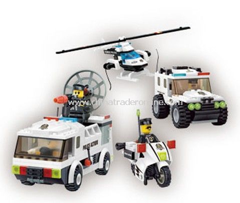 SUPER POLICE toy bricks, building blocks