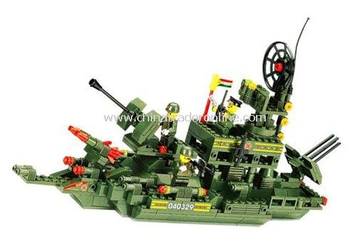 WAR SHIP toy bricks, building blocks