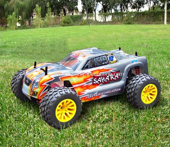 1:10th scale 4wd nitro powered monster truck-sahara