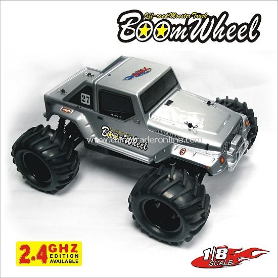 1:8 nitro powered 4WD off-road truck - Boom Wheel,2.4G edition available