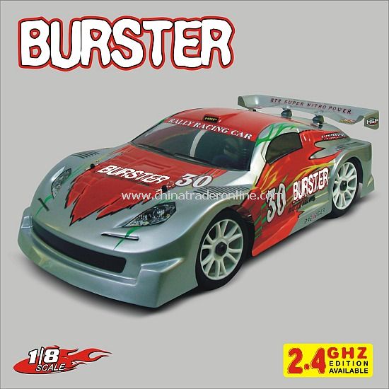 1:8th Scale Nitro On Road Rally Racing Car - Burster,2.4G edition available