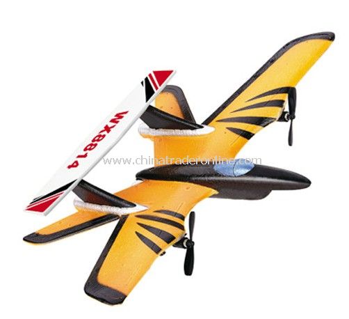 2-CH RC Aircraft Plane with Three Flight Lights