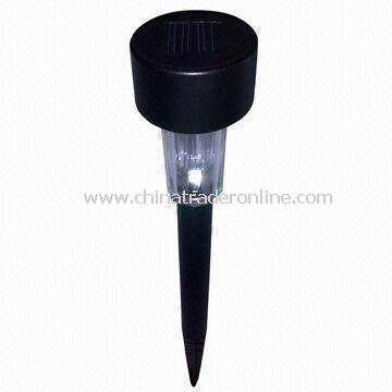 LED Plastic Solar Lawn Light with Ni-CD 1.2V AAA 350mAh Rechargeable Battery from China