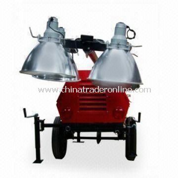 Mobile Tower Light Generator with 50Hz AC Frequency and Diesel Fuel, 5,500W Maximum AC Output