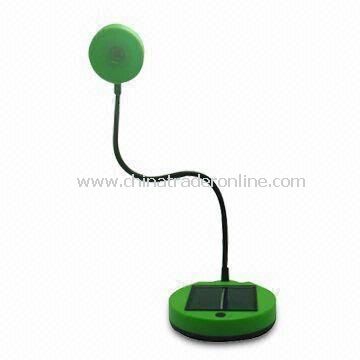 Solar Table Lamp, Made of Plastic Material, Available in Customers Acceptable from China