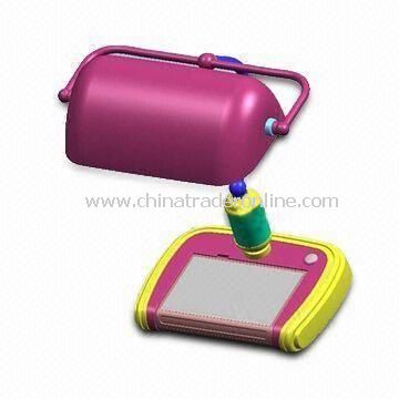 Solar Table Lamp with Plastic and Solar Battery Panel