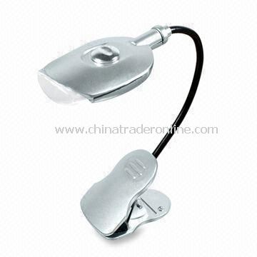 LED Reading Light, with Clip and Flexible Neck, Ideal for Gifts and Premiums from China