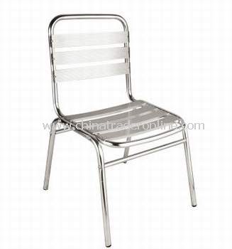 Aluminum Outdoor Stacking Chair without Arms