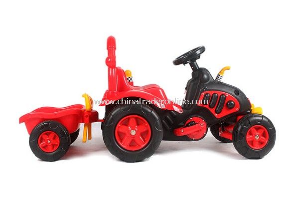 battery operated ride on tractor