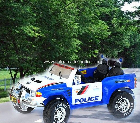 big size 2 Seated 12V Electric Ride on Police Jeep from China