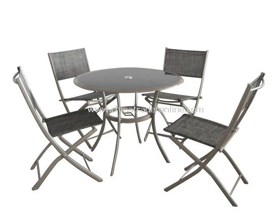 Garden Furniture 5pc Folding Dining Set from China