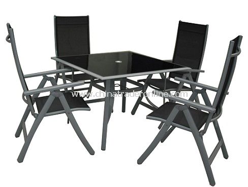 Garden Furniture 5pc Folding Dining Set