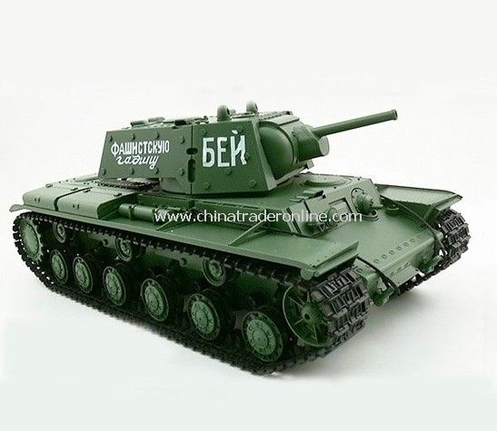 1:16 Russian KV-1s Ehkranami Airsoft RC Battle Tank Sound & Smoking from China