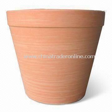 10-inch Biodegradable Garden Planter, Made of Plant Fiber, Patented, Available in Various Colors from China