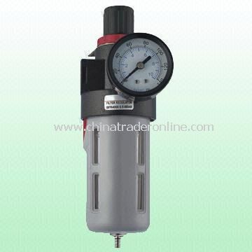 Air Regulator/Filter/Lubricator with 0 to 150psi Working Pressure, Measures 1/4, 3/8 and 1/2-inch from China