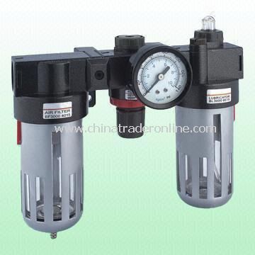 Air Regulator/Filter/Lubricator with Working Pressure of 0 to 150psi, Available in Various Sizes from China