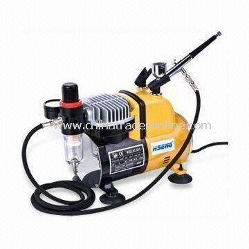 Airbrush Compressor, with Air Pressure Gauge, Air Filter and Adjustable Pressure from China