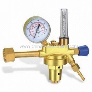 Argon and Co2 Flow Regulator, Inlet Protected by Sintered Bronze Filter