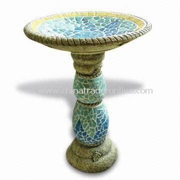 Bird Bath, Suitable for Garden, Made of Fiberglass