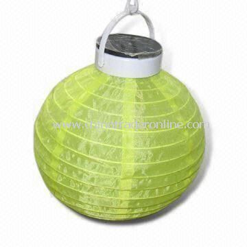 Camping Lantern Light, Made of ABS Material, with 4V, 70mA Solar Panel from China