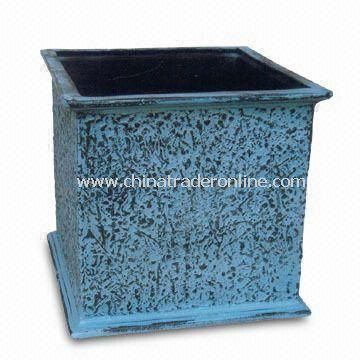 Cast Aluminum Planter for Home, Garden and Office Decoration