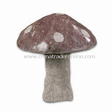 Decorative Stone Fungoid, Made of Granite, Suitable for Garden Decoration
