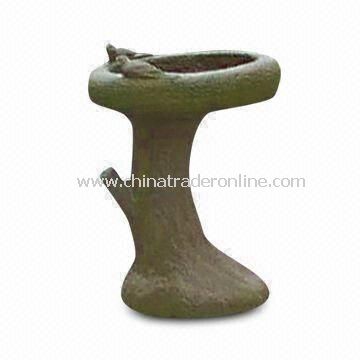 Garden Bird Bathing Basin, Made of Granite, Available in Various Colors and Sizes from China