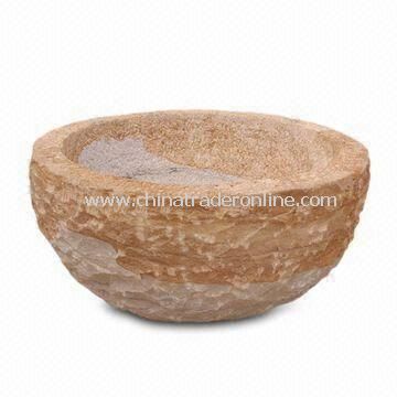 Granite Bird Bathing Basin for Garden Decoration, Comes in Different Colors and Sizes from China