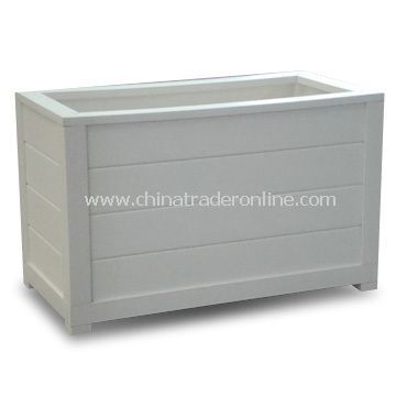 PVC Planter Box, Made of 100% Virgin Material, UV and Weather-resistant