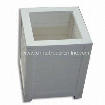 PVC Planter Box, Made of 100% Virgin Material, UV and Weather-resistant