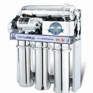 Reverse Osmosis Purifier with 0.05 to 0.35MPa Feed Water Pressure, First Stage is 5-micron PP Filter