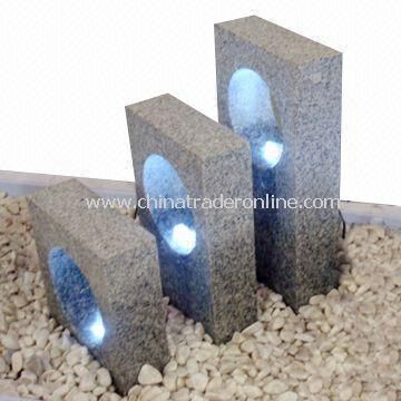 Stone Fountains, Made of Granite, Suitable for Garden and Park Decoration from China