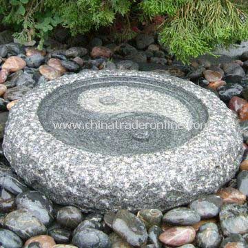 Taiji Bird Bath, Measuring Diameter 40 x Height 8cm from China