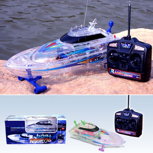 1:25 Scale RC Transparent Racing Boat from China