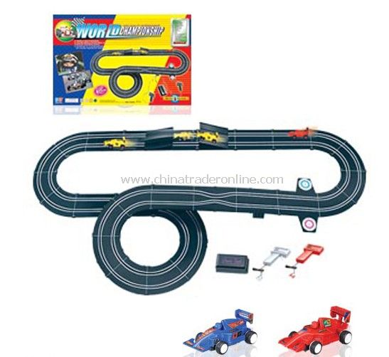 1:43 slot car with track