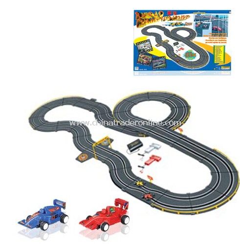 1:43 slot car with track