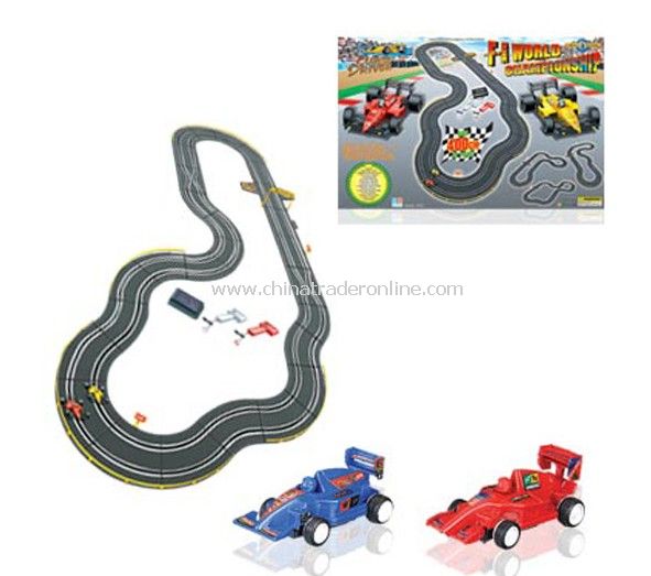 1:43 slot car with track