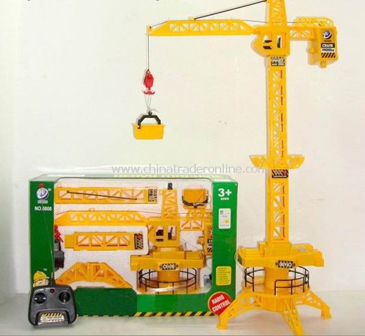 4ch rc rotating crane tower from China