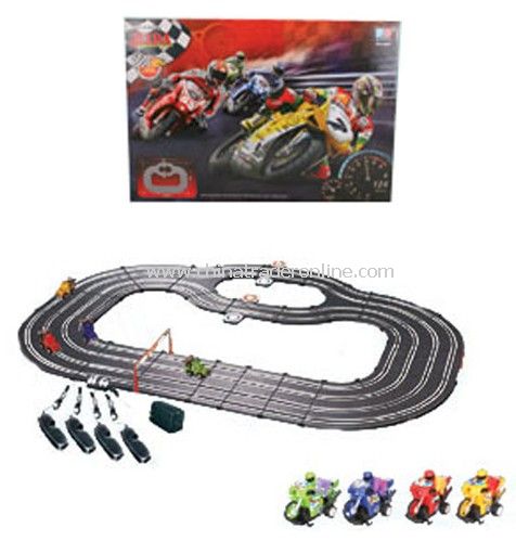 Four cars racing slot car from China