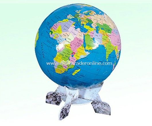 A terrestrial globe