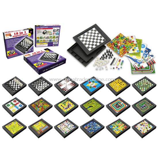 18 in 1 Magnetic Chess