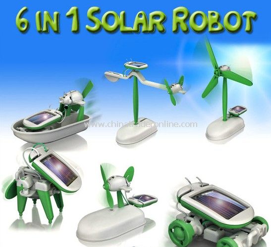 6 in 1 Solar Robot from China