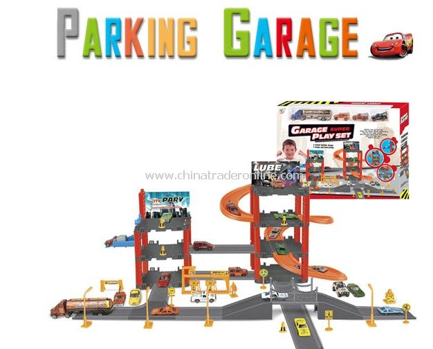 Car garage playset