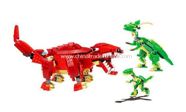 DINOSAUR toy bricks, building blocks from China