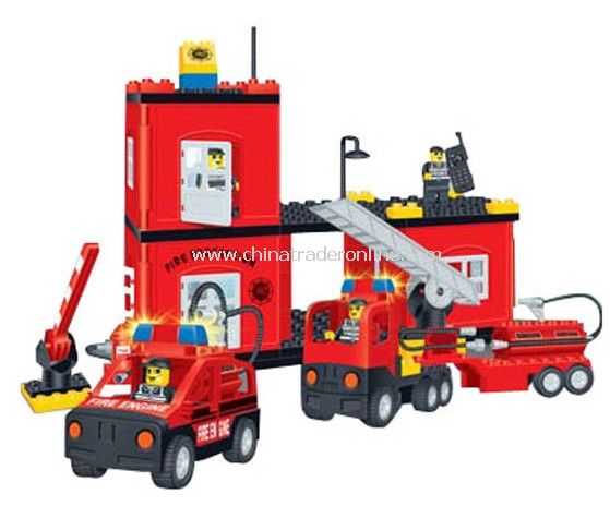 FIRE PROTATION HEADQUARTERS toy bricks, building blocks