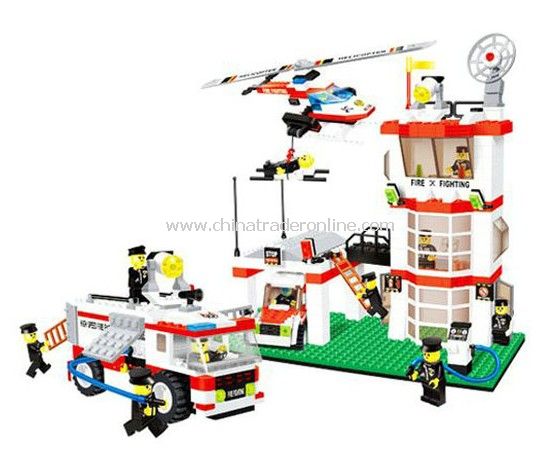 FIREHOUSE toy bricks, building blocks