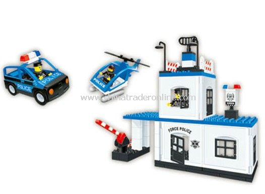 PLICE HEADQUARTERS toy bricks, building blocks