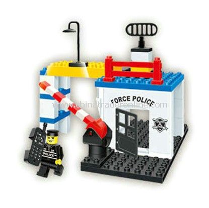 PLICE STATION toy bricks, building blocks from China